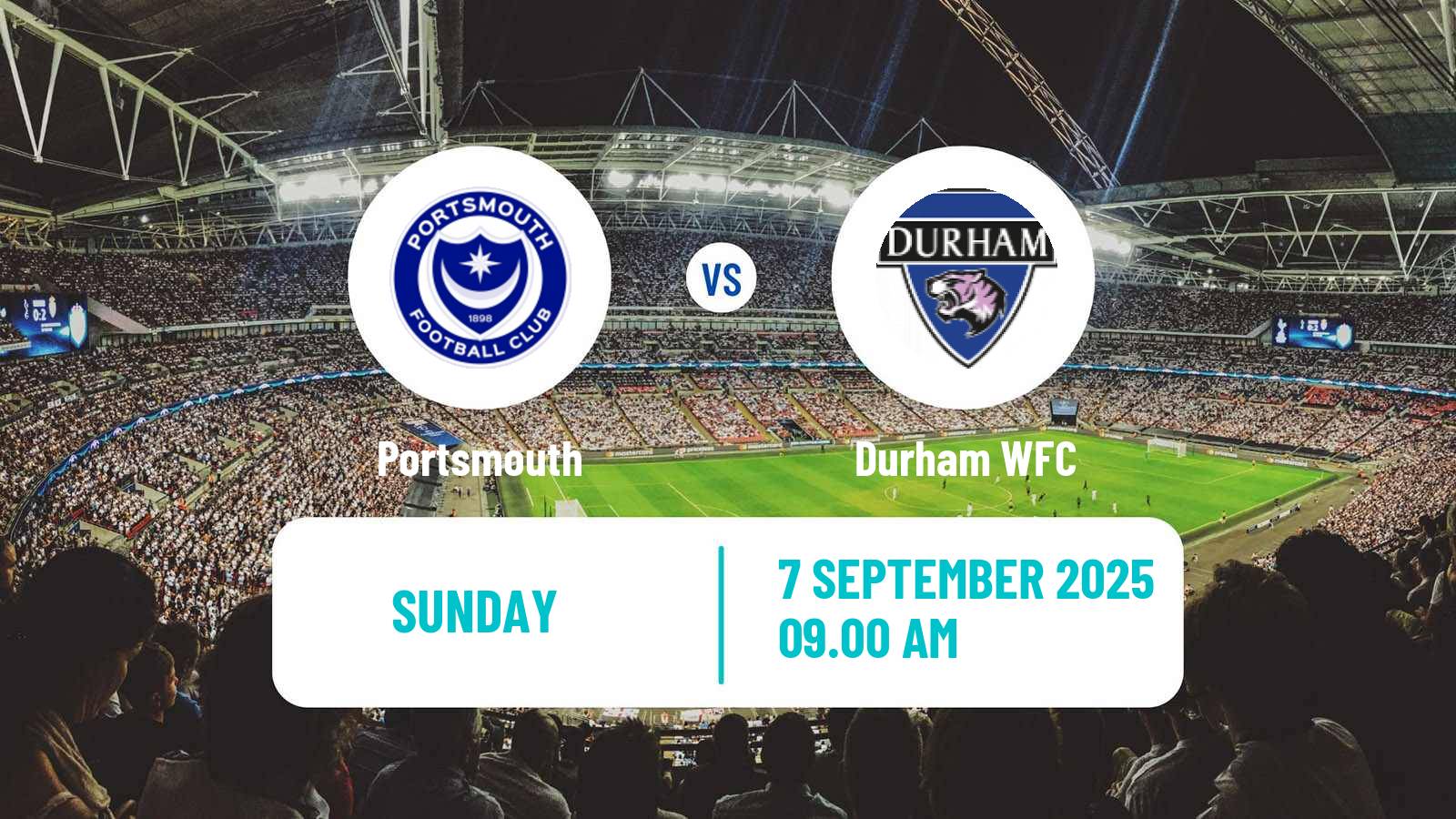 Football English Women Championship Portsmouth - Durham