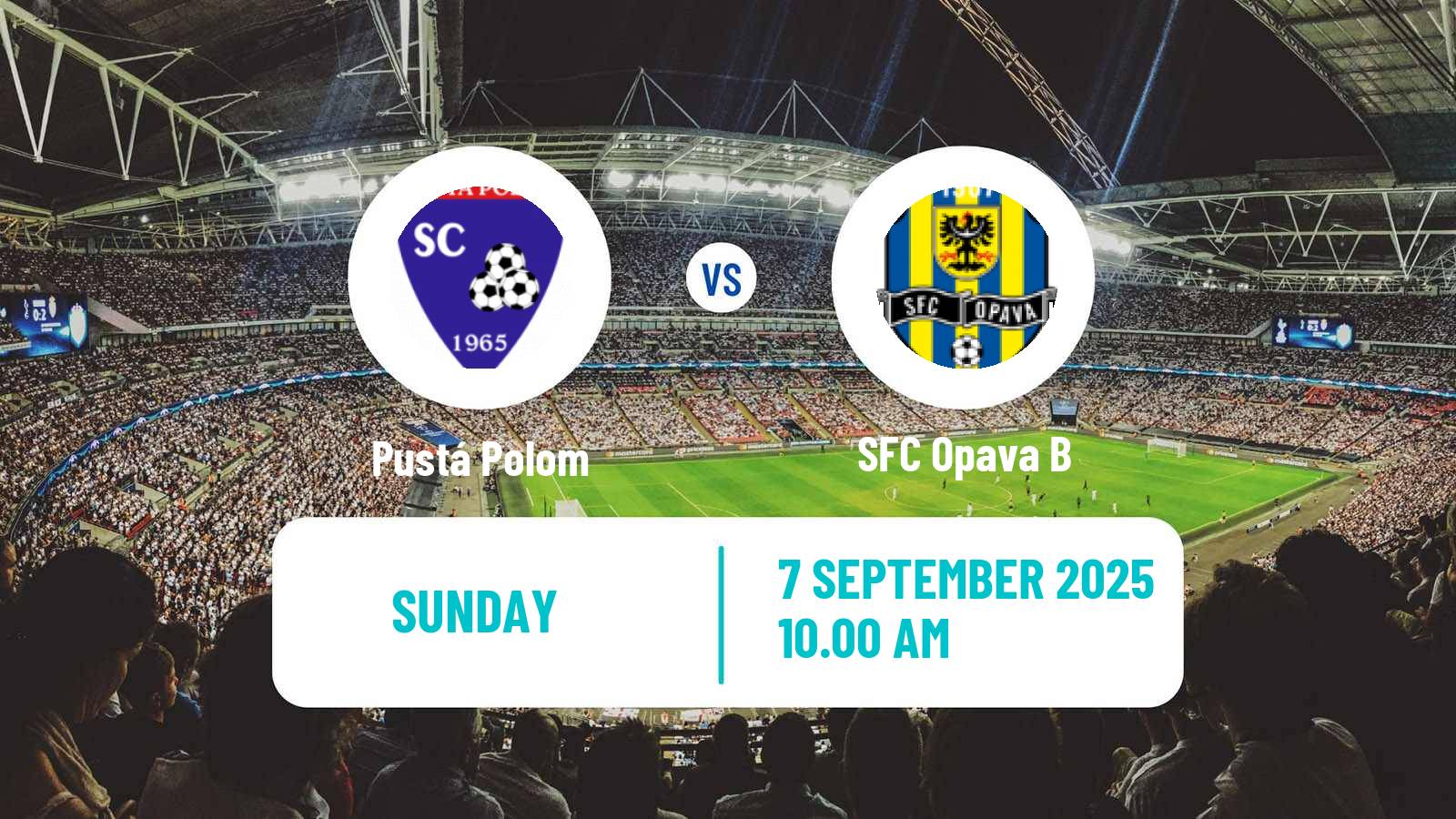 Football Czech Division F Pustá Polom - Opava B