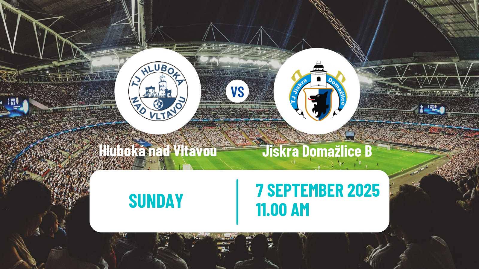 Football Czech Division A Hluboká nad Vltavou - Jiskra Domažlice B