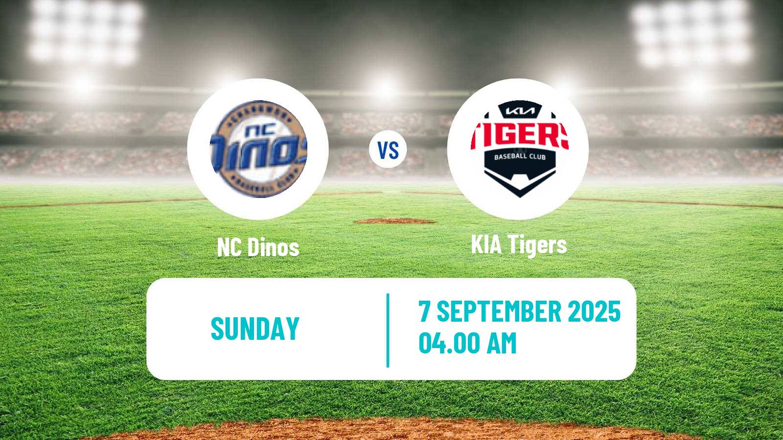 Baseball KBO NC Dinos - KIA Tigers