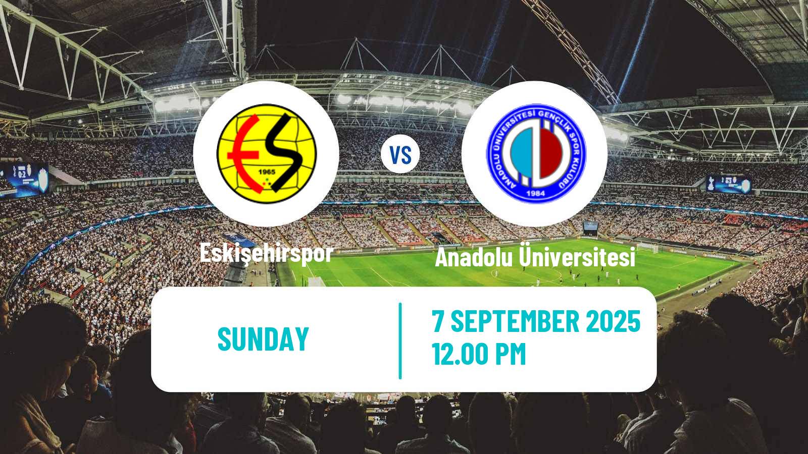 Football Turkish 3 Lig Group 4 Eskişehirspor - Eskişehir Anadolu