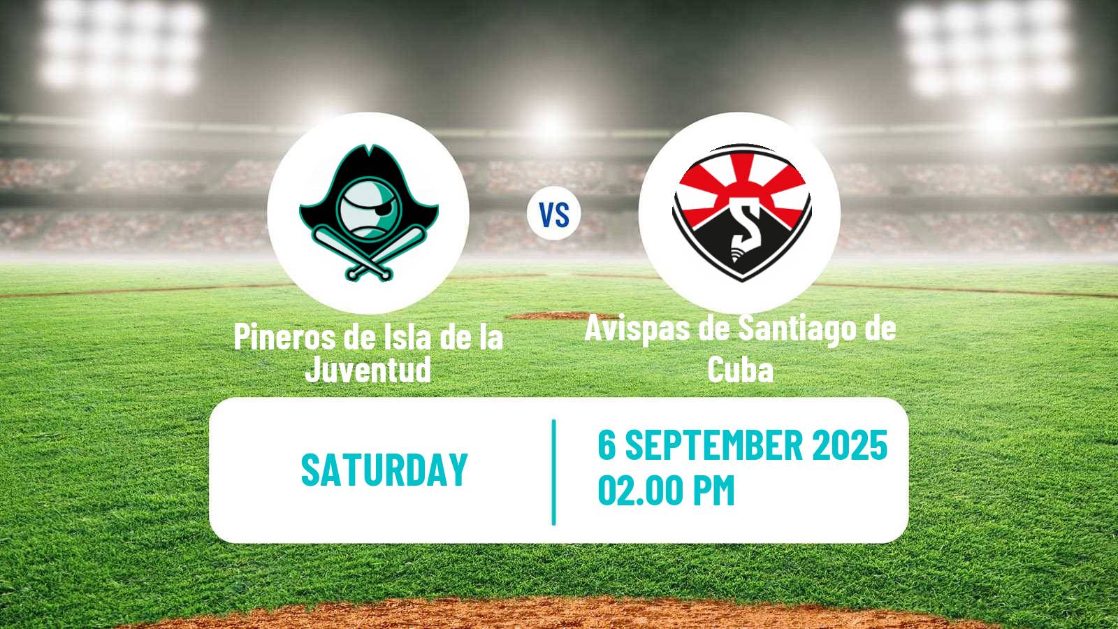 Baseball Cuba Serie Nacional Baseball Pineros de Isla de la Juventud - Avispas de Santiago de Cuba