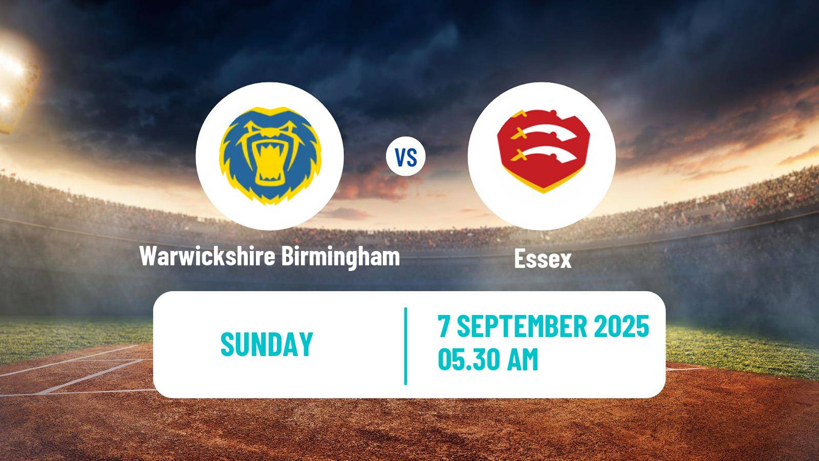 Cricket United Kingdom One Day Cup Women Warwickshire Birmingham - Essex