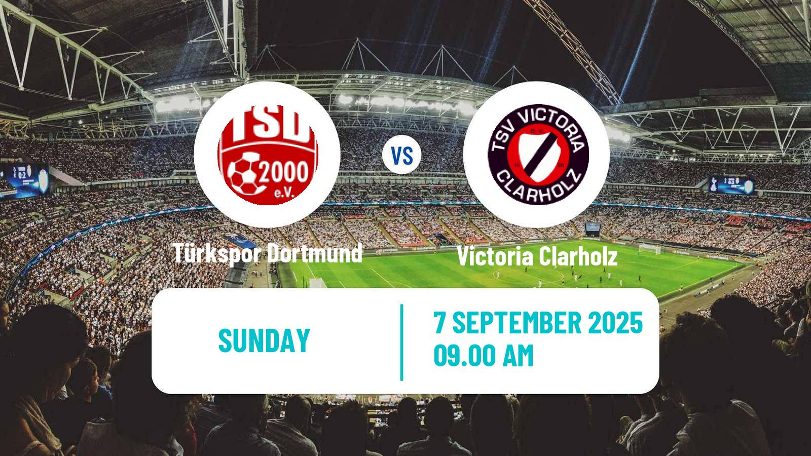Football German Oberliga Westfalen Türkspor Dortmund - Victoria Clarholz