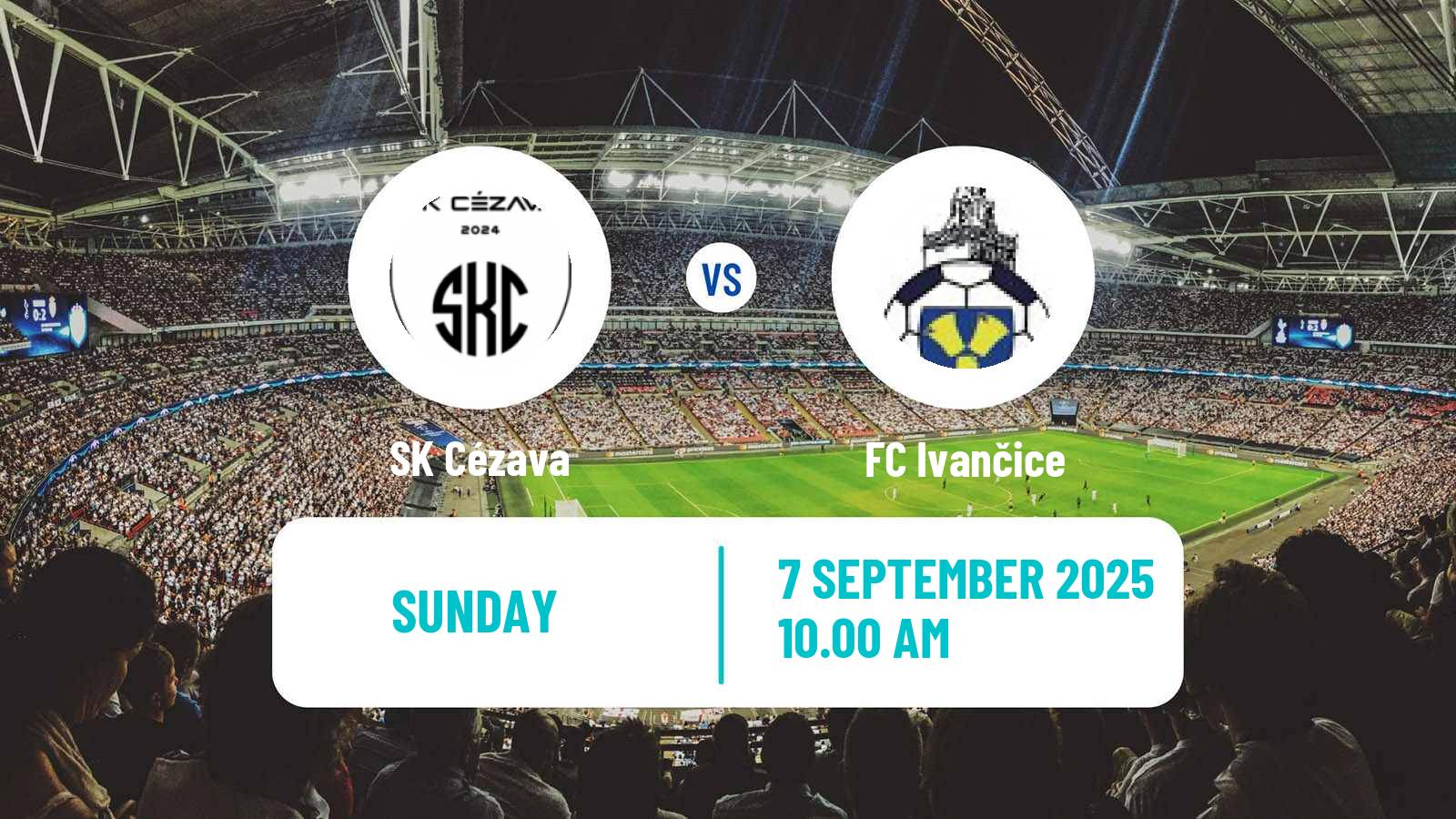 Football Czech Jihomoravsky KP Cézava - Ivančice