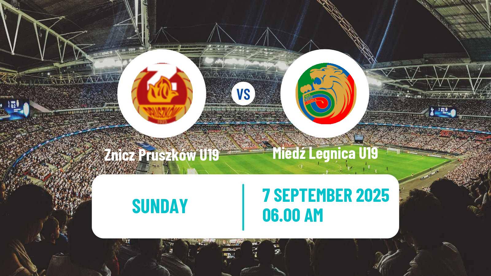 Football Polish Central Youth League Znicz Pruszków U19 - Miedź Legnica U19