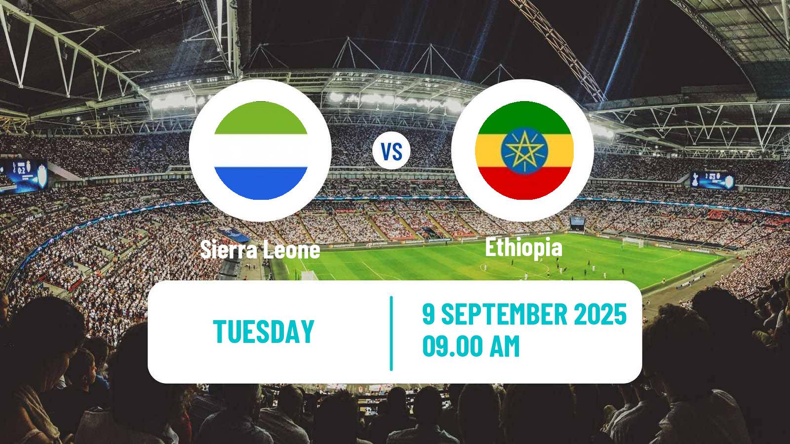Football FIFA World Cup Sierra Leone - Ethiopia