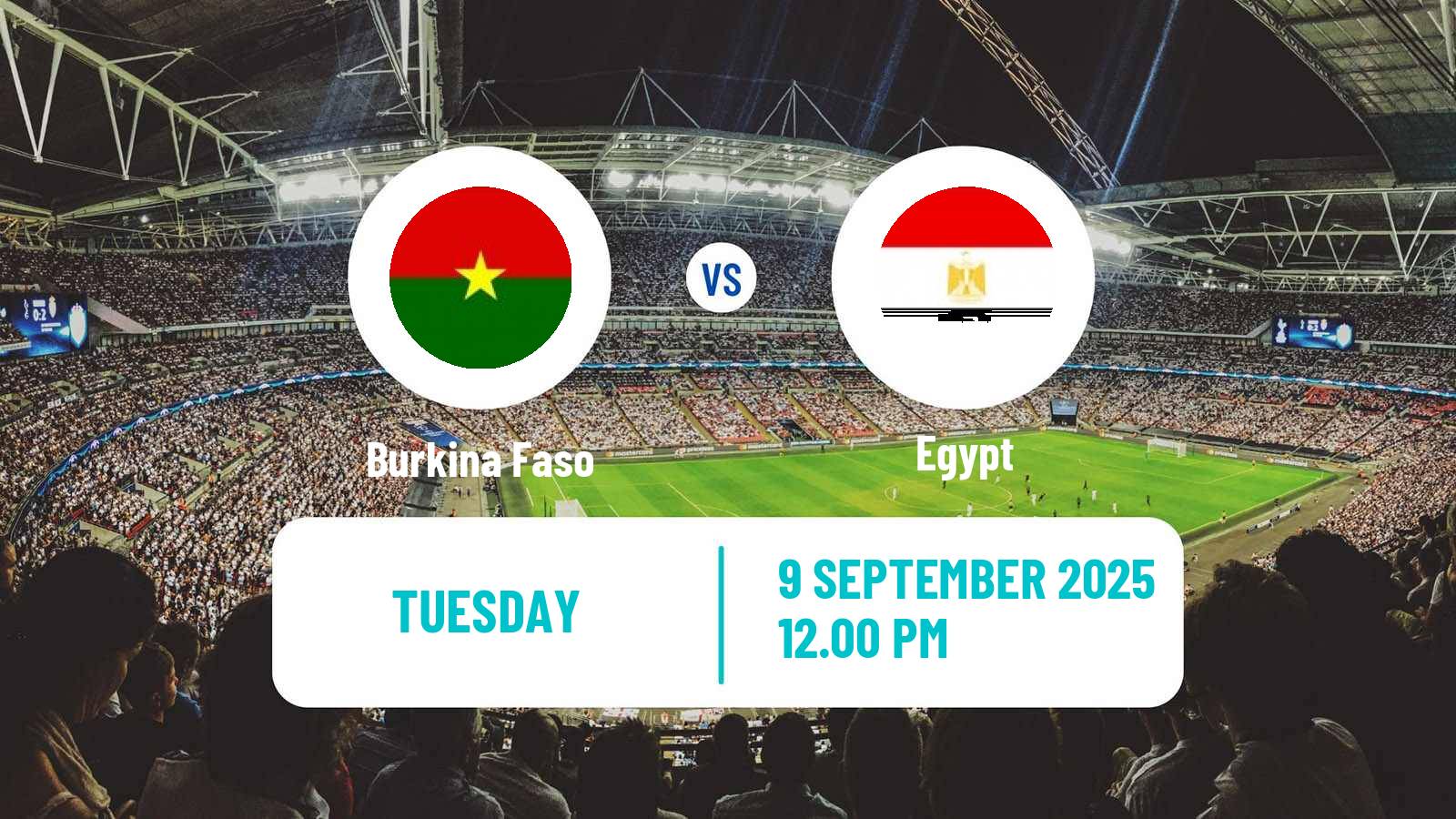 Football FIFA World Cup Burkina Faso - Egypt