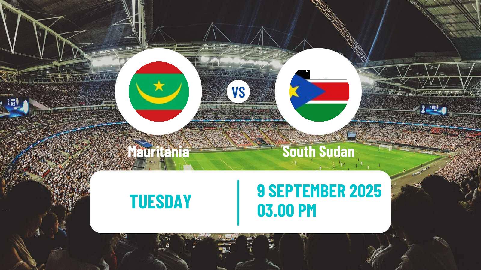 Football FIFA World Cup Mauritania - South Sudan