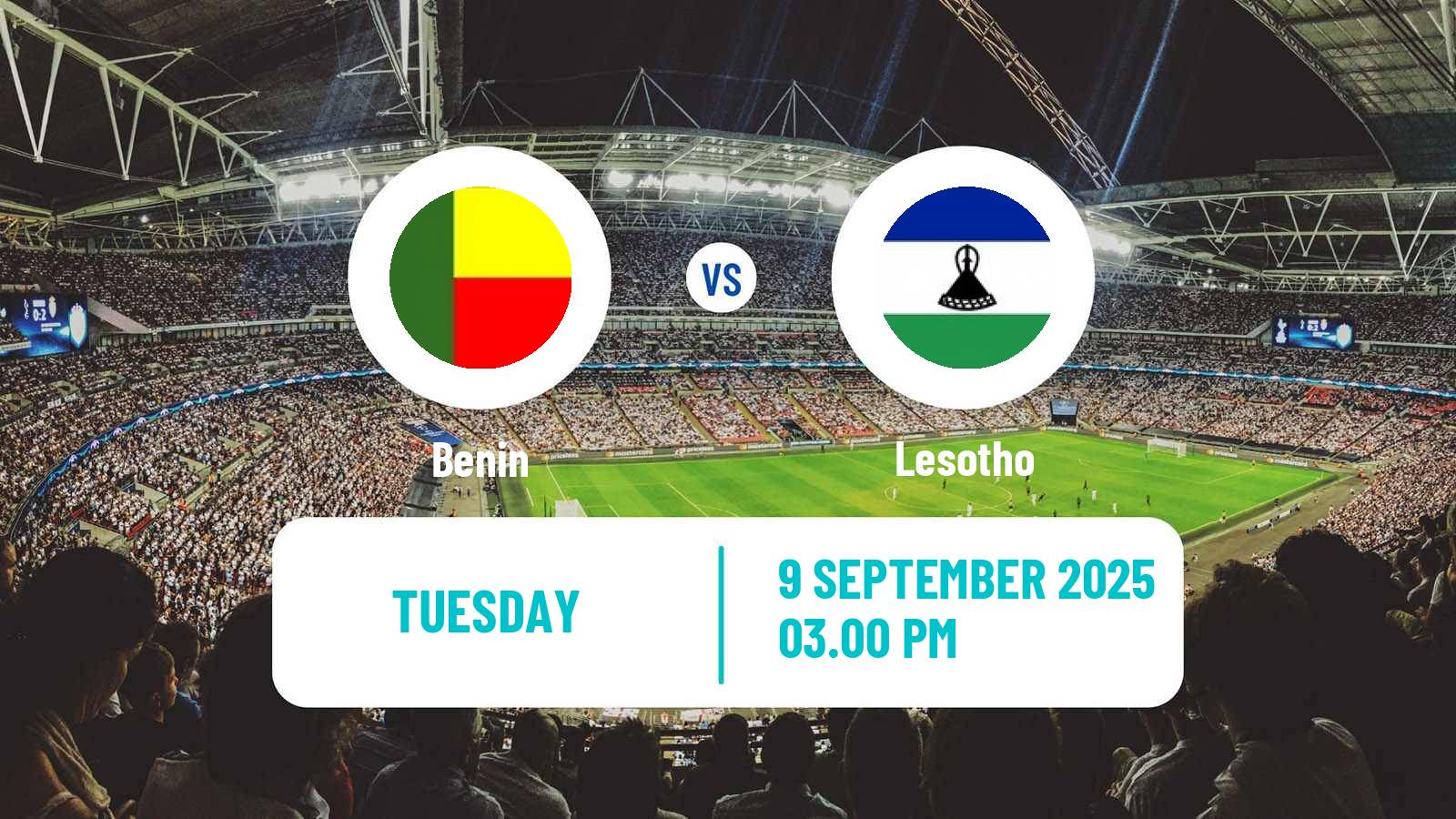 Football FIFA World Cup Benin - Lesotho