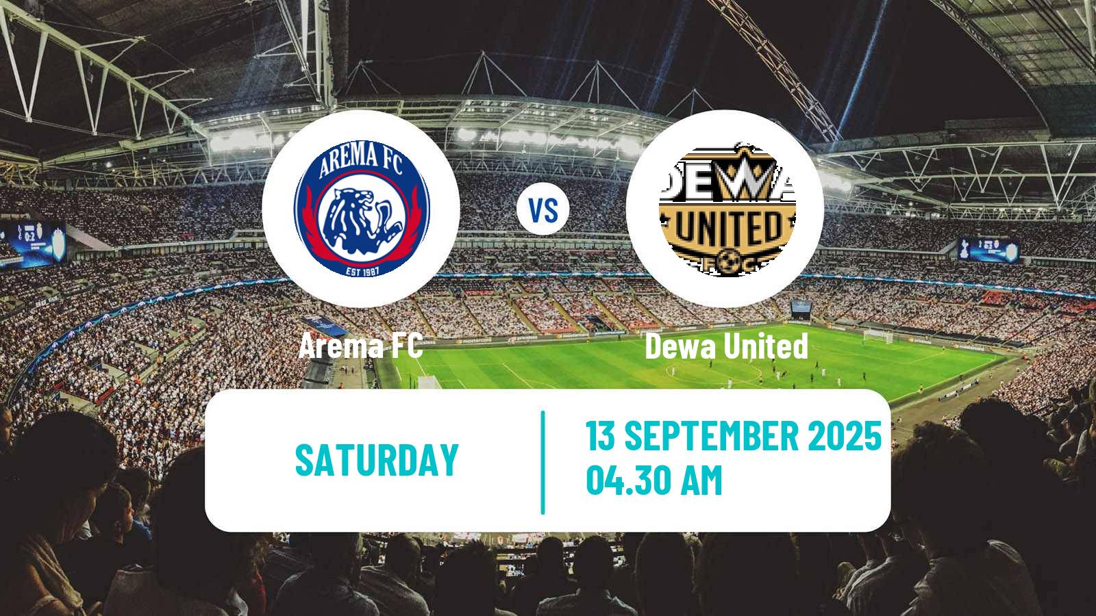 Football Indonesian Liga 1 Arema - Dewa United