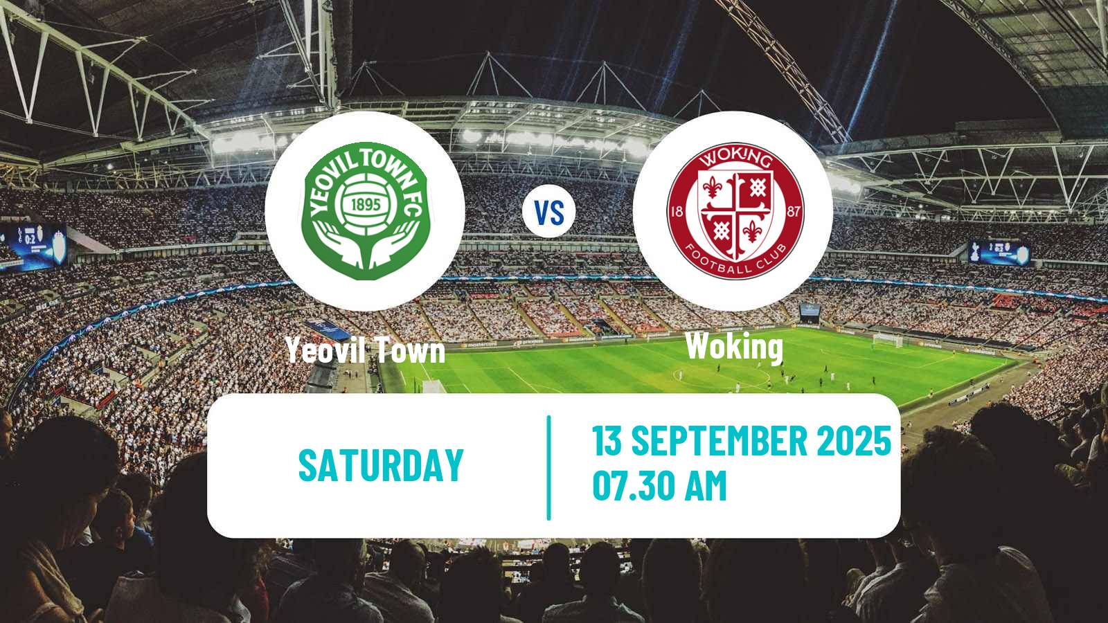 Football English National League Yeovil Town - Woking