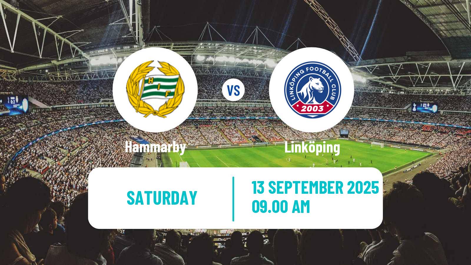 Football Swedish Allsvenskan Women Hammarby - Linköping