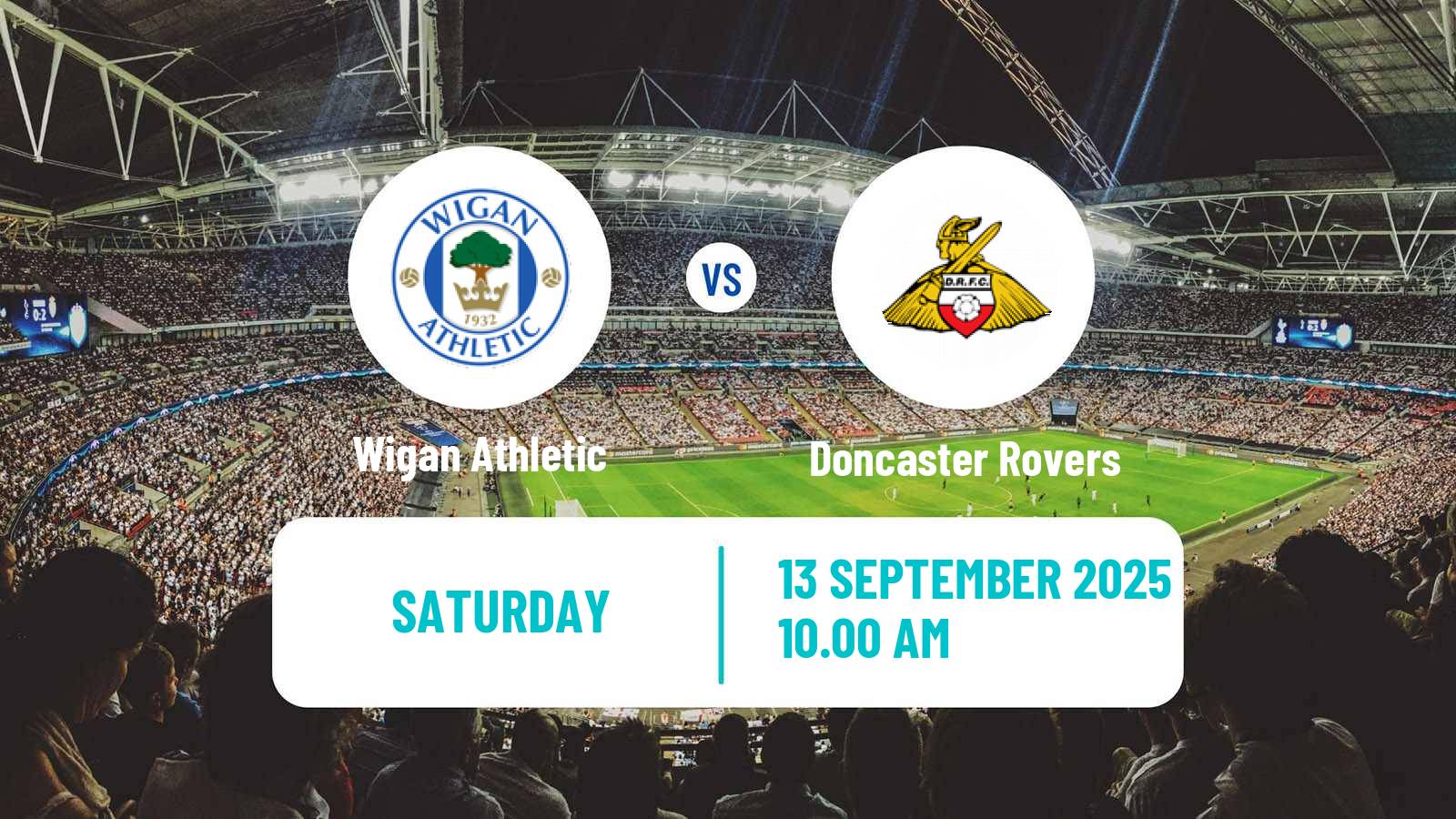 Football English League One Wigan Athletic - Doncaster Rovers