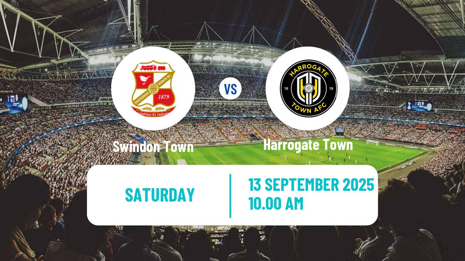 Football English League Two Swindon Town - Harrogate Town
