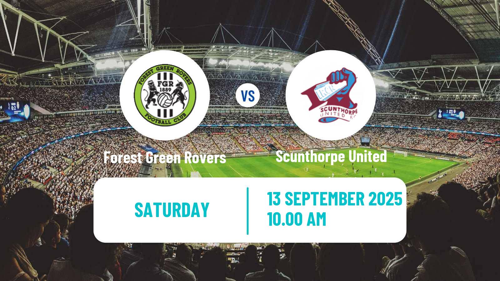 Football English National League Forest Green Rovers - Scunthorpe United