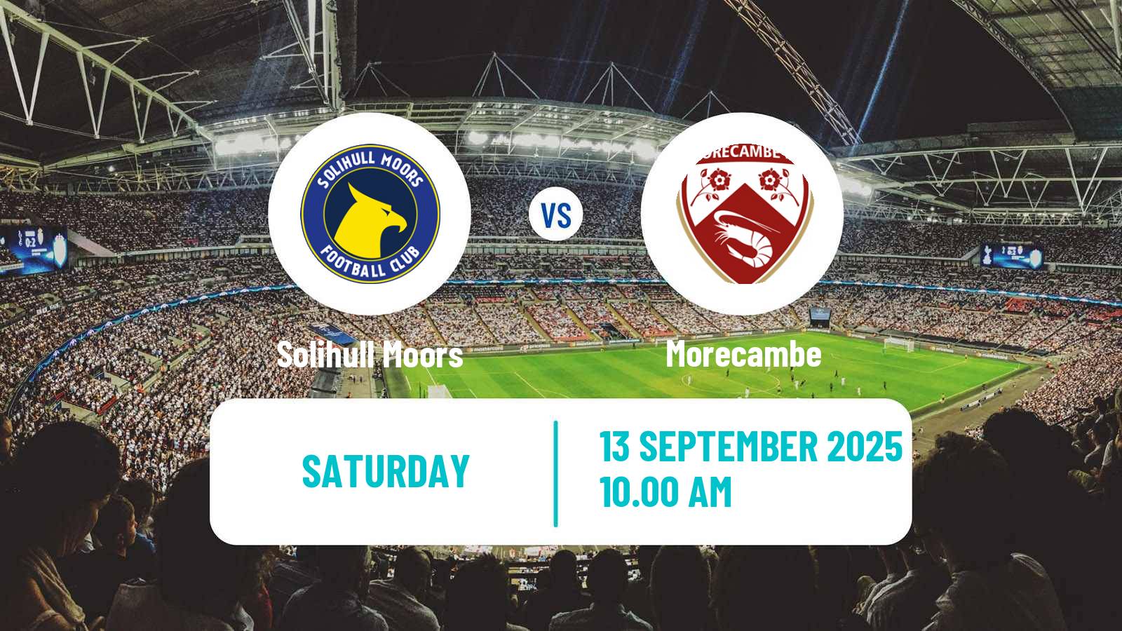 Football English National League Solihull Moors - Morecambe