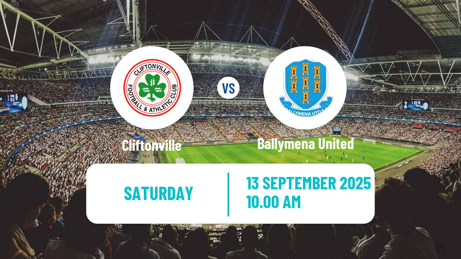 Football Northern Irish Premiership Cliftonville - Ballymena United
