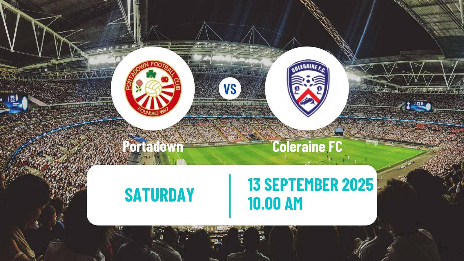 Football Northern Irish Premiership Portadown - Coleraine