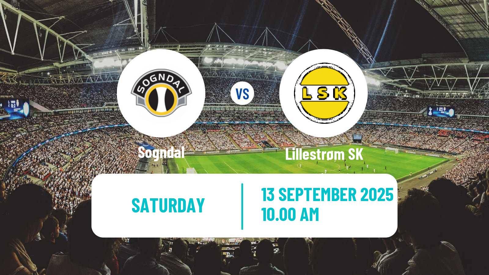 Football Norwegian Adeccoligaen Sogndal - Lillestrøm SK