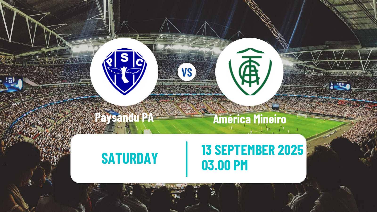 Football Brazilian Serie B Paysandu - América Mineiro