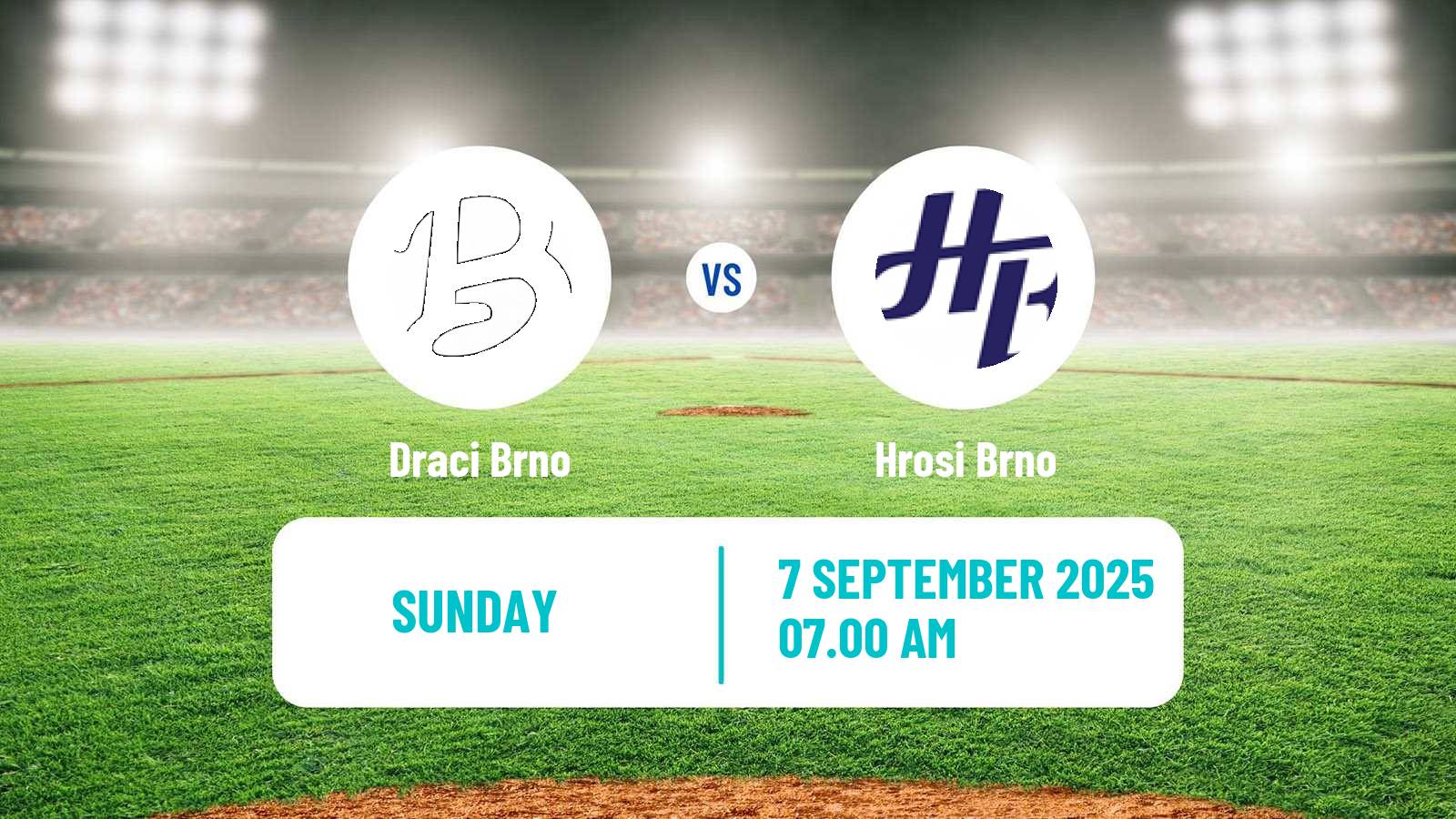 Baseball Czech Extraliga Baseball Draci Brno - Hrosi Brno