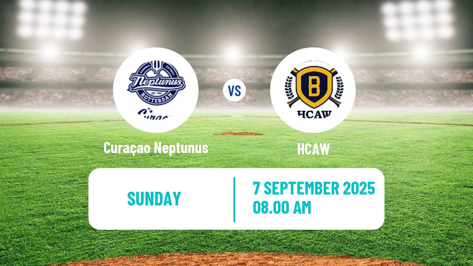 Baseball Dutch Hoofdklasse Baseball Curaçao Neptunus - HCAW