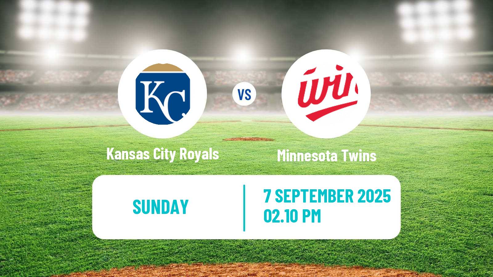 Baseball MLB Kansas City Royals - Minnesota Twins