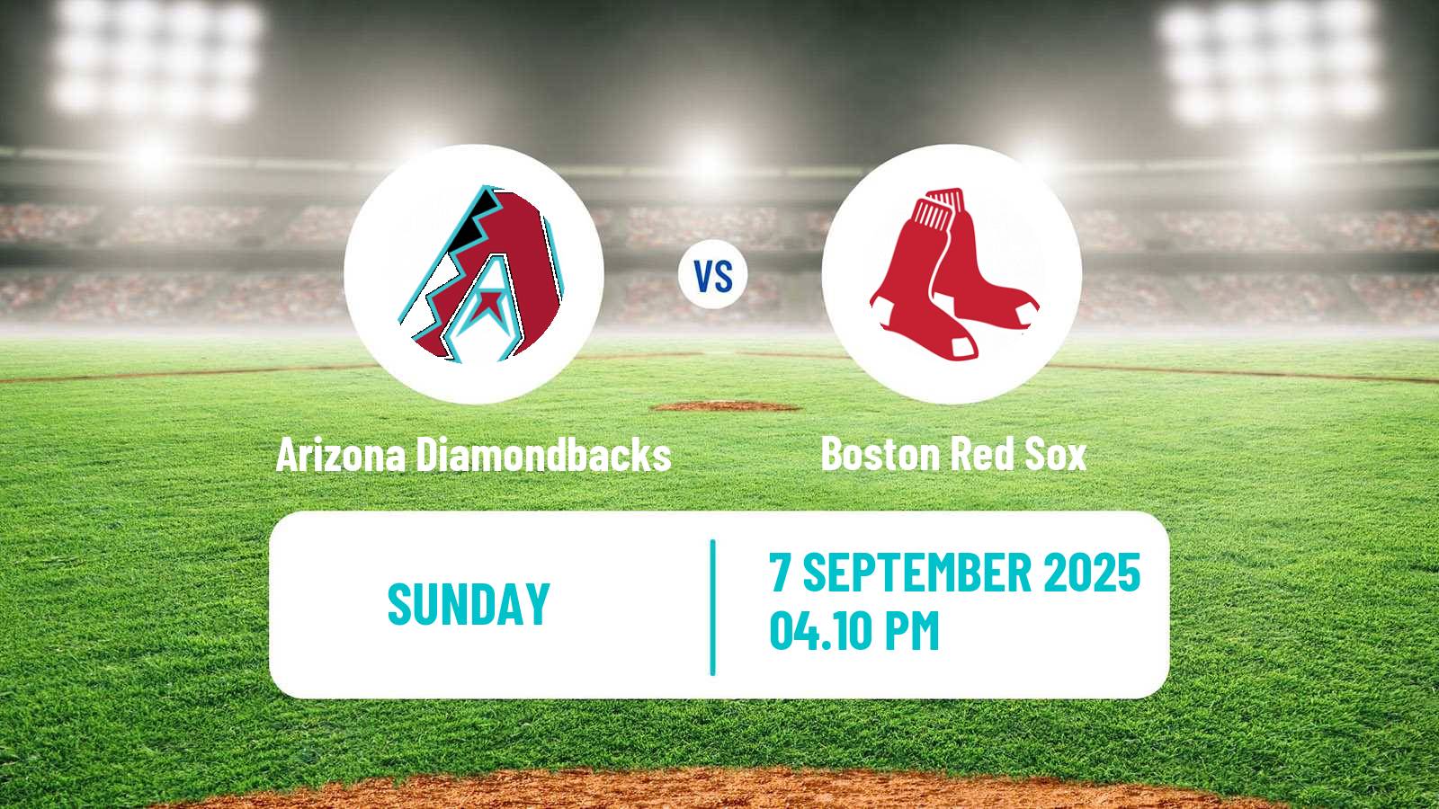 Baseball MLB Arizona Diamondbacks - Boston Red Sox