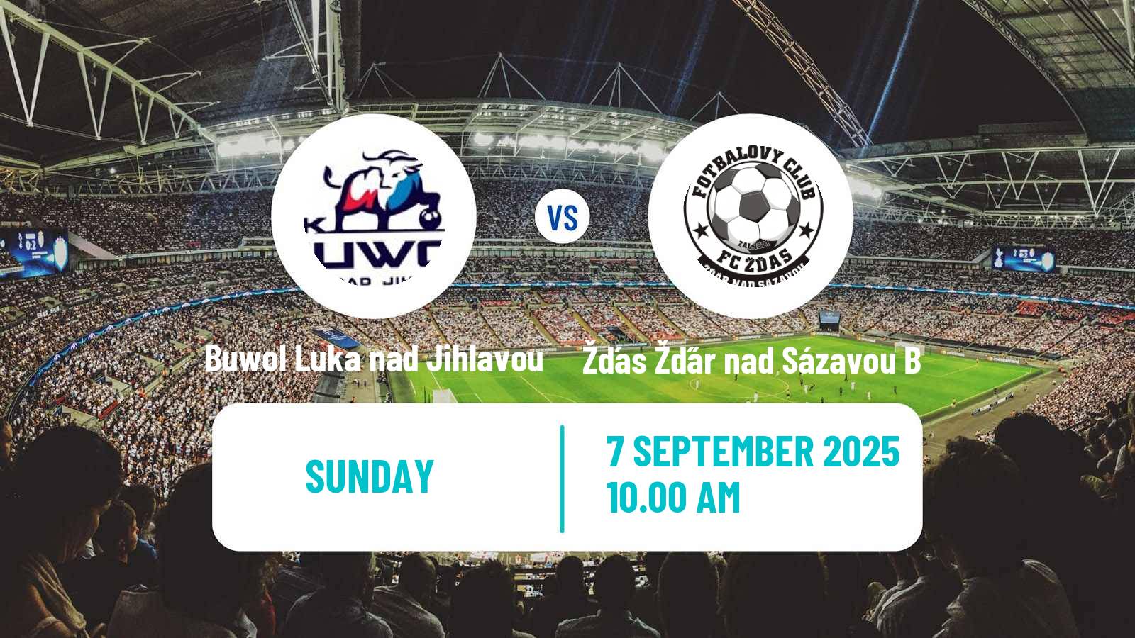 Football Czech Vysocina KP Buwol Luka nad Jihlavou - Žďas Žďár nad Sázavou B