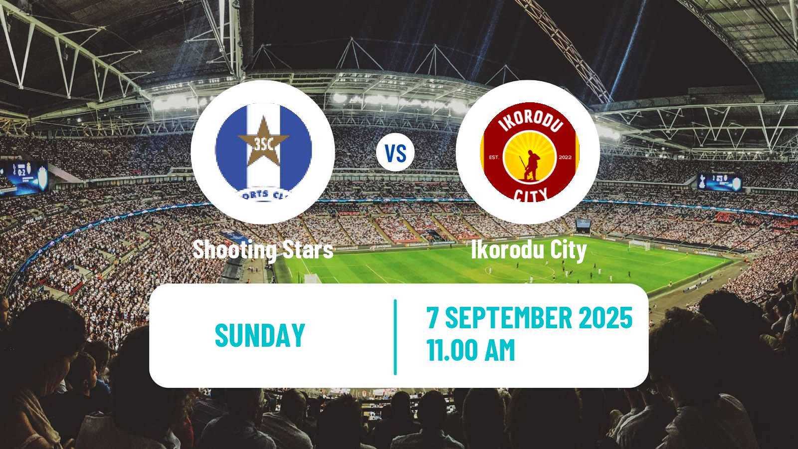 Football Nigerian Premier League Shooting Stars - Ikorodu City