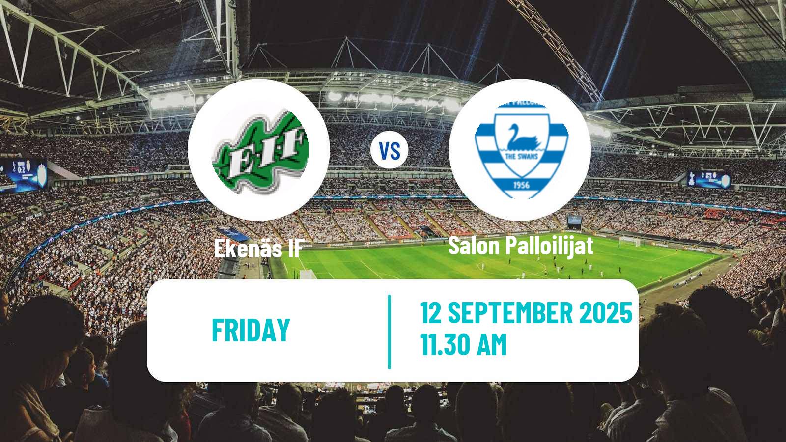 Football Finnish Ykkosliiga Ekenäs - Salon Palloilijat