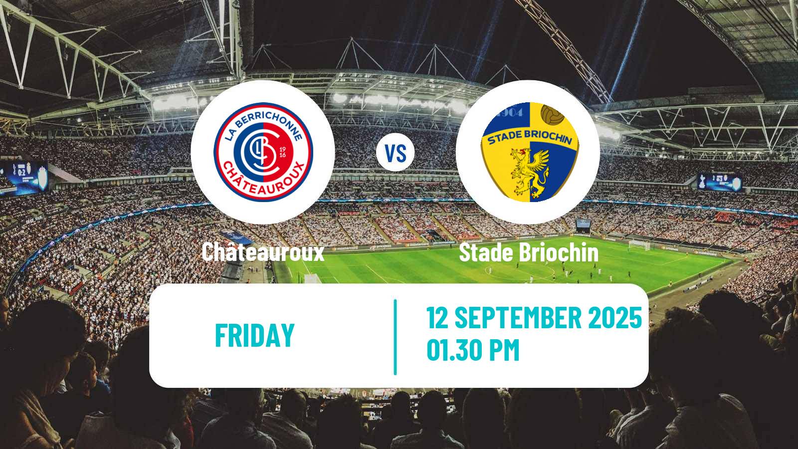 Football French National League Châteauroux - Stade Briochin
