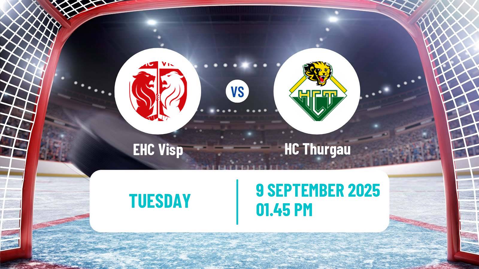 Hockey Swiss League Hockey Visp - Thurgau
