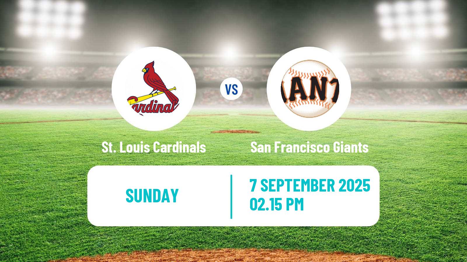 Baseball MLB St. Louis Cardinals - San Francisco Giants