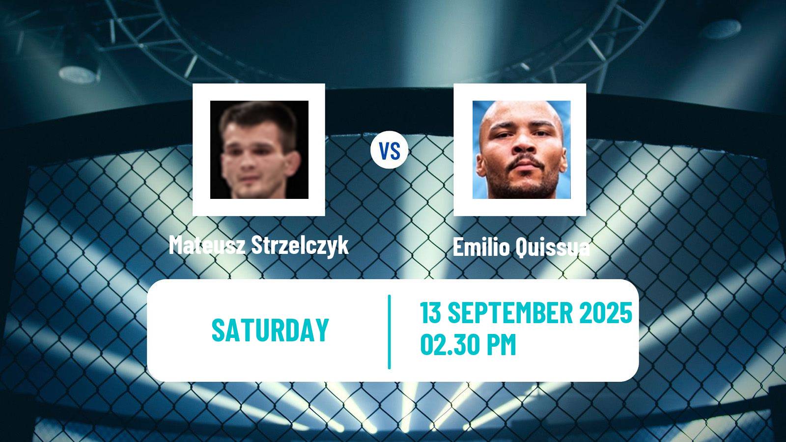 MMA Light Heavyweight Oktagon Men Mateusz Strzelczyk - Emilio Quissua