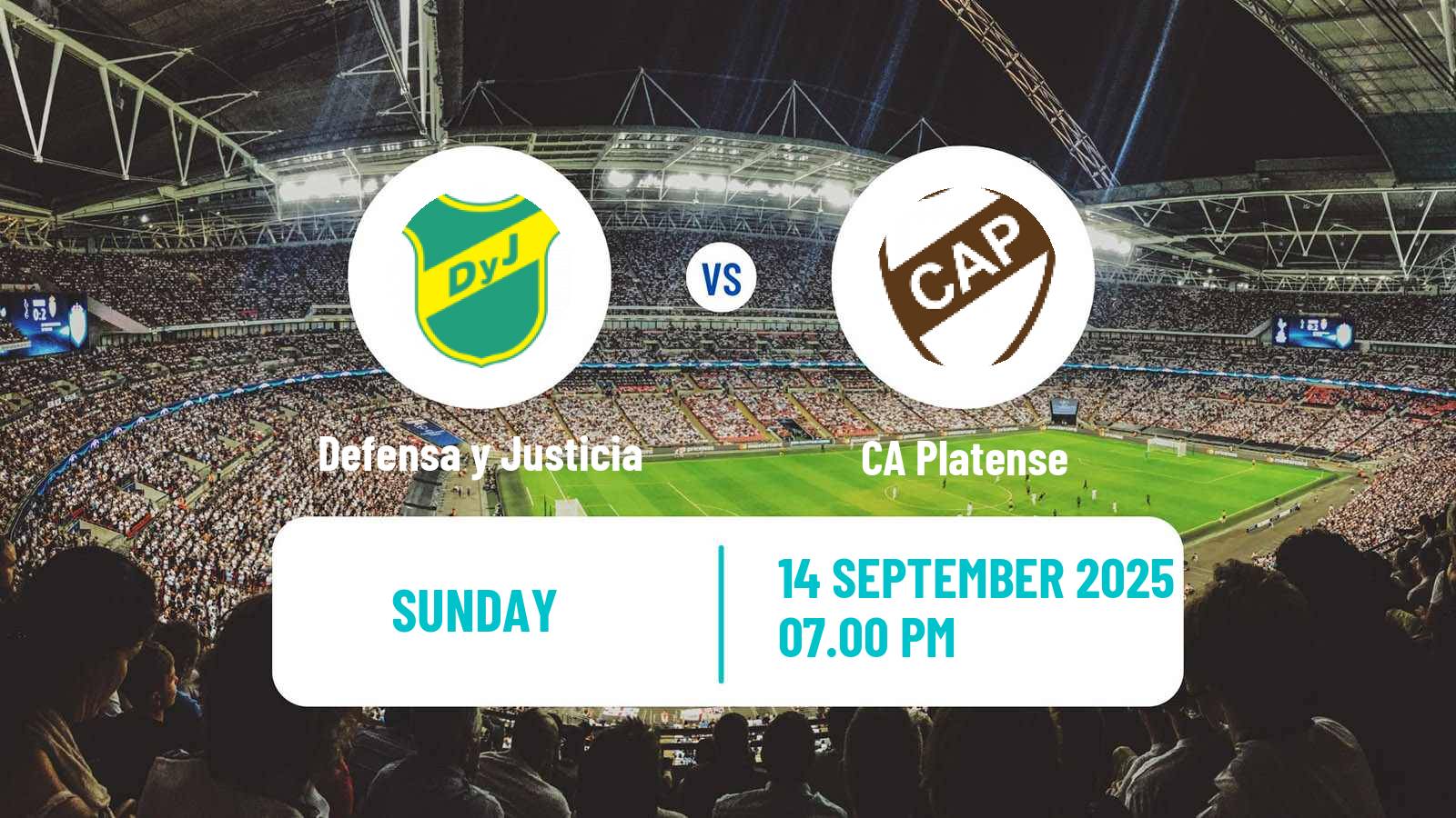 Football Argentinian Liga Profesional Defensa y Justicia - Platense