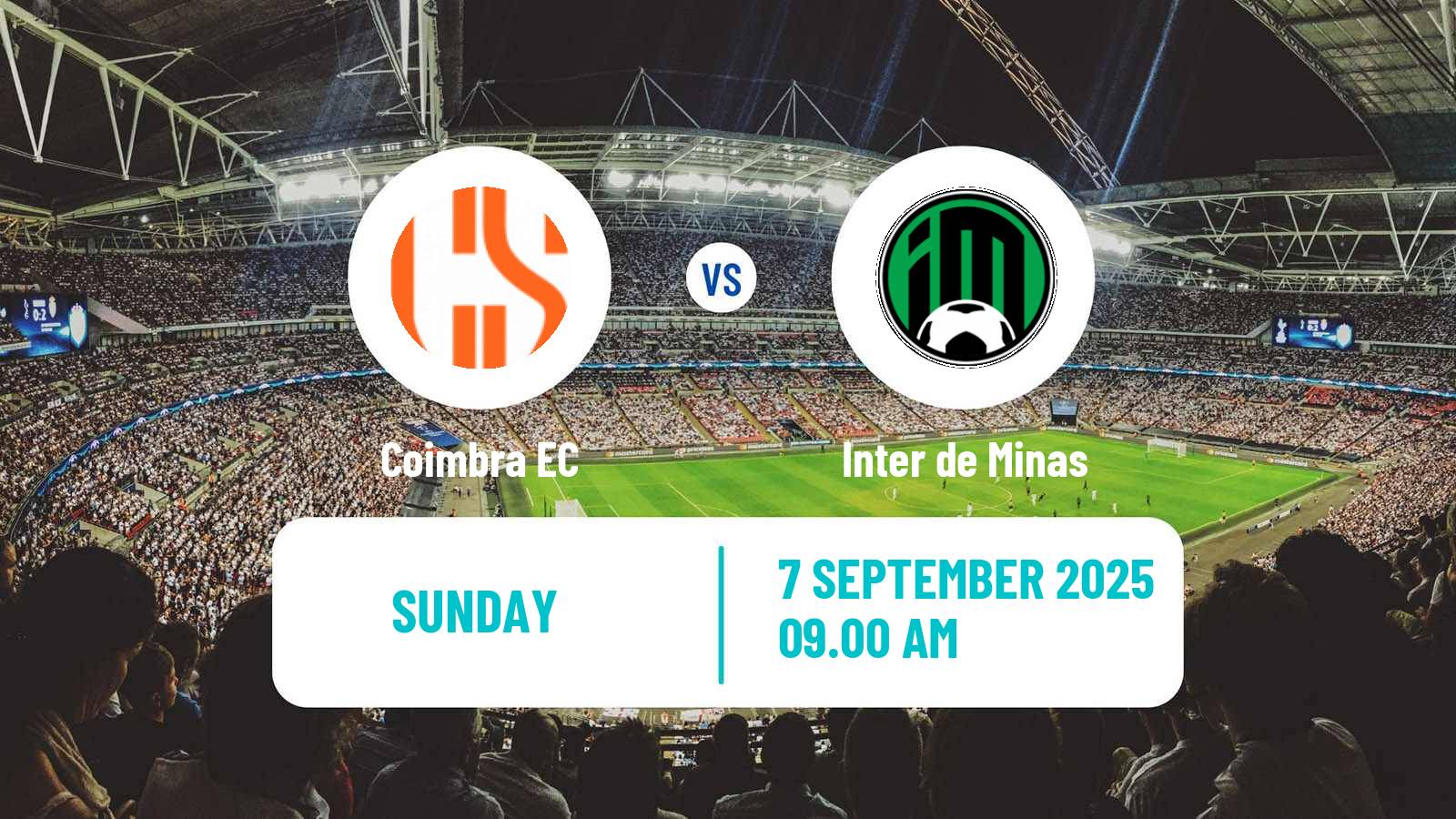 Football Brazilian Mineiro 3 Coimbra - Inter de Minas