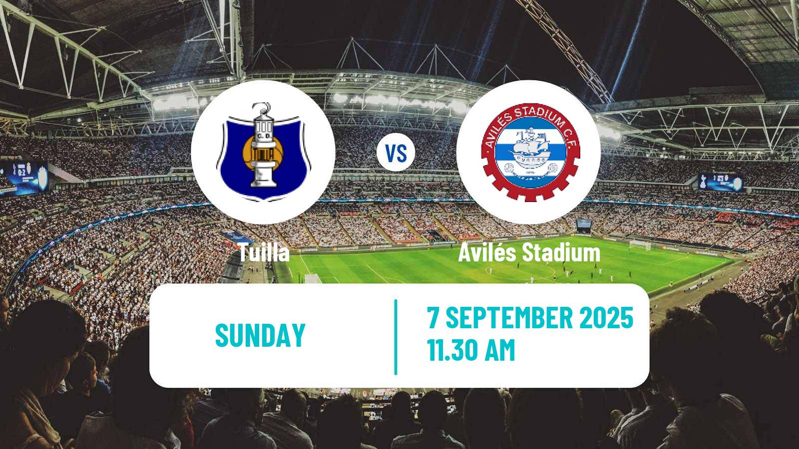 Football Spanish Tercera RFEF - Group 2 Tuilla - Avilés Stadium