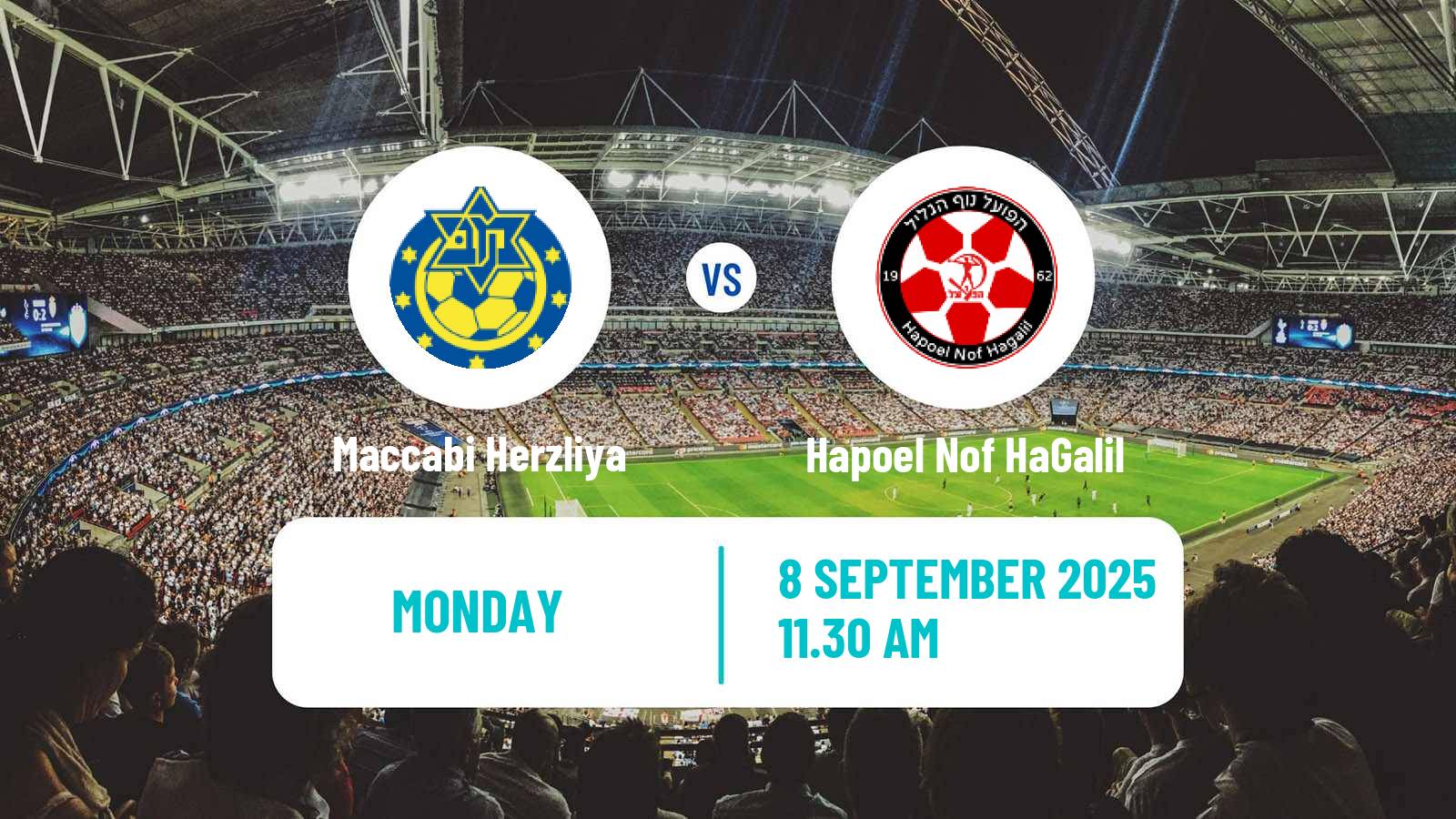 Football Israeli Liga Leumit Maccabi Herzliya - Hapoel Nof HaGalil