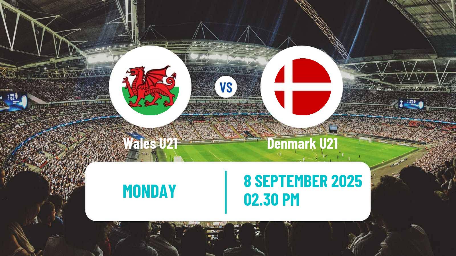 Football UEFA Euro U21 Wales U21 - Denmark U21