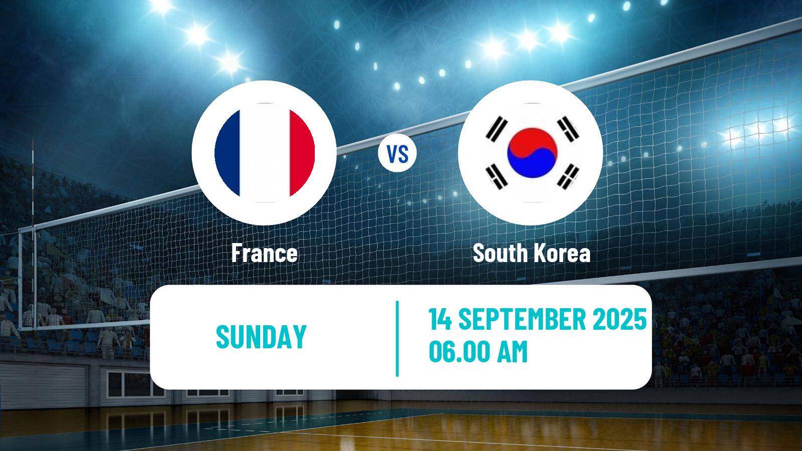 Volleyball World Championship Volleyball France - South Korea