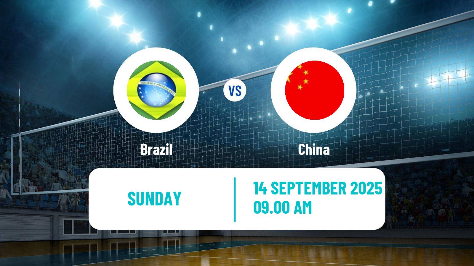 Volleyball World Championship Volleyball Brazil - China