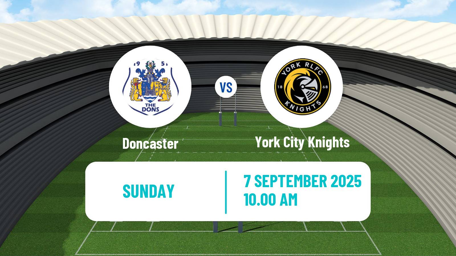 Rugby league English Championship Rugby League Doncaster - York City Knights