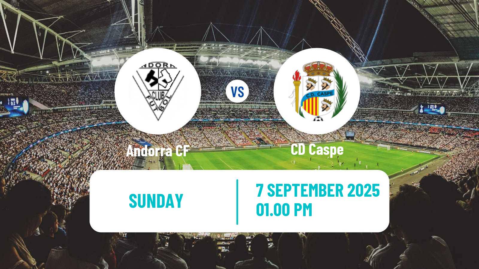 Football Spanish Tercera RFEF - Group 17 Andorra CF - Caspe