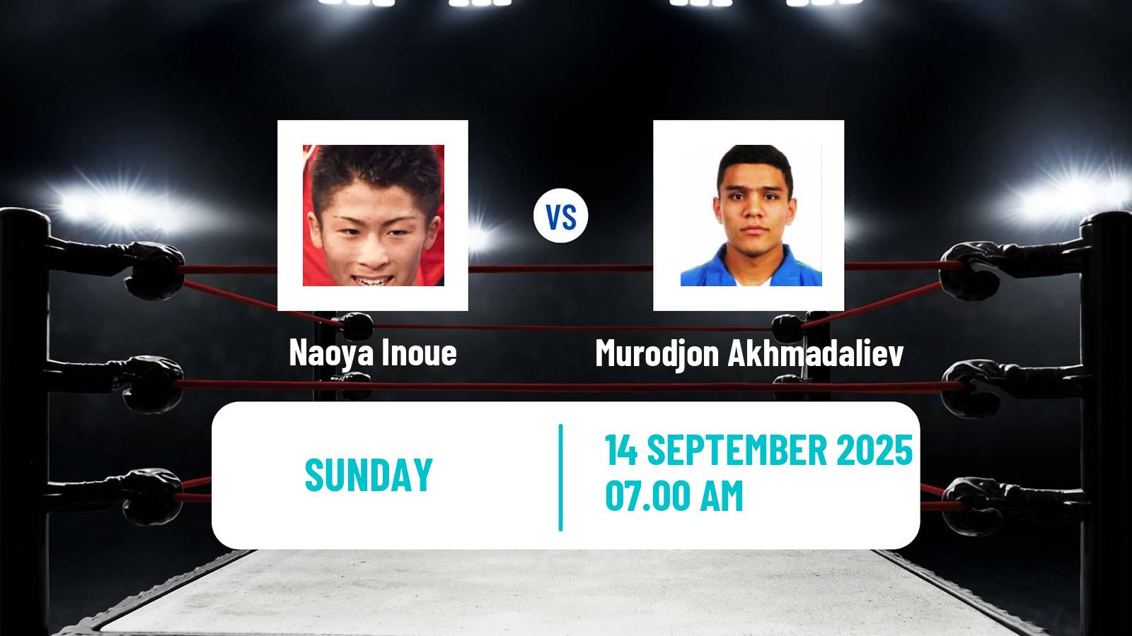 Boxing Super Bantamweight IBF WBC WBO Titles Men Naoya Inoue - Murodjon Akhmadaliev