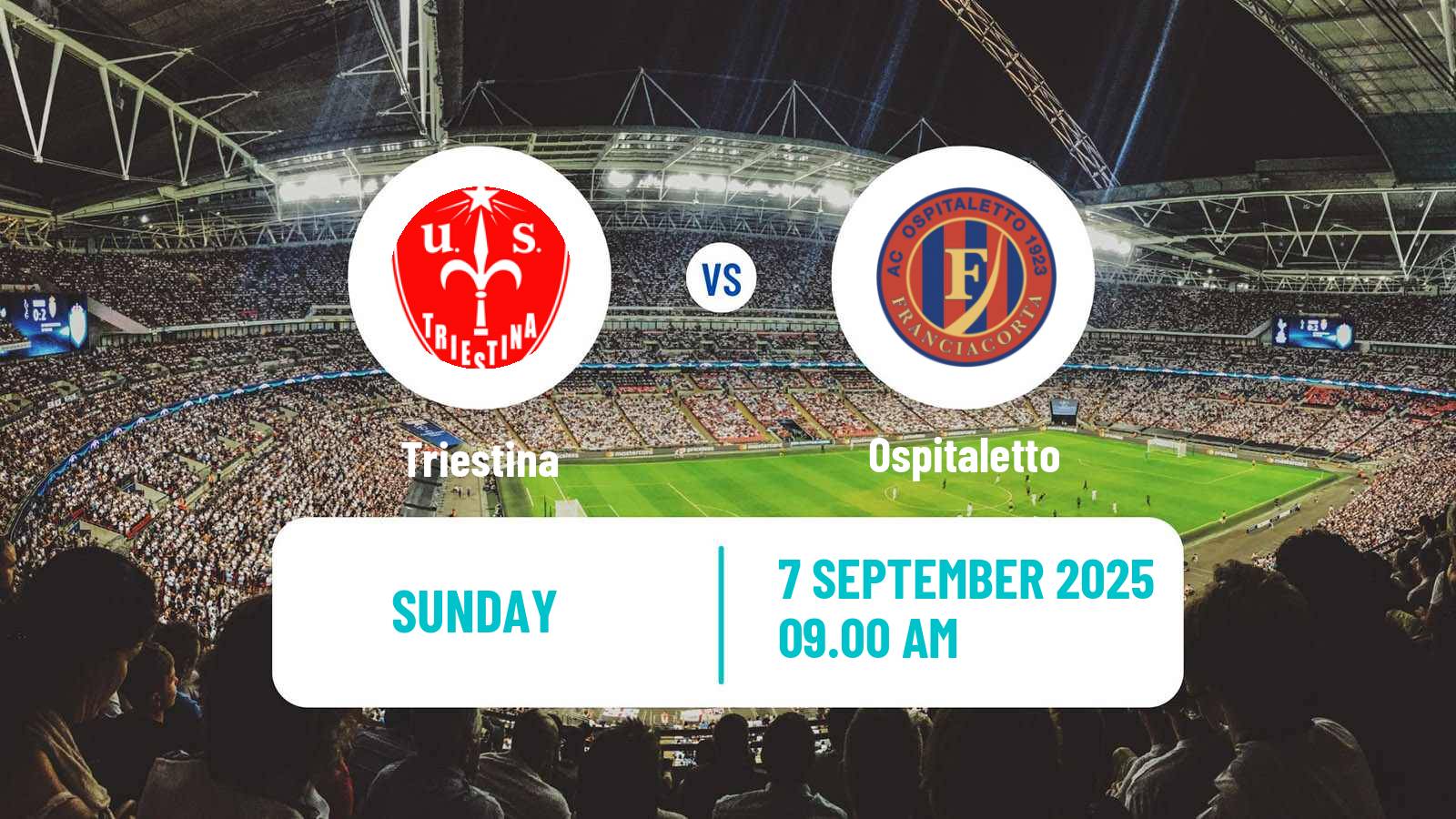 Football Italian Serie C Group A Triestina - Ospitaletto