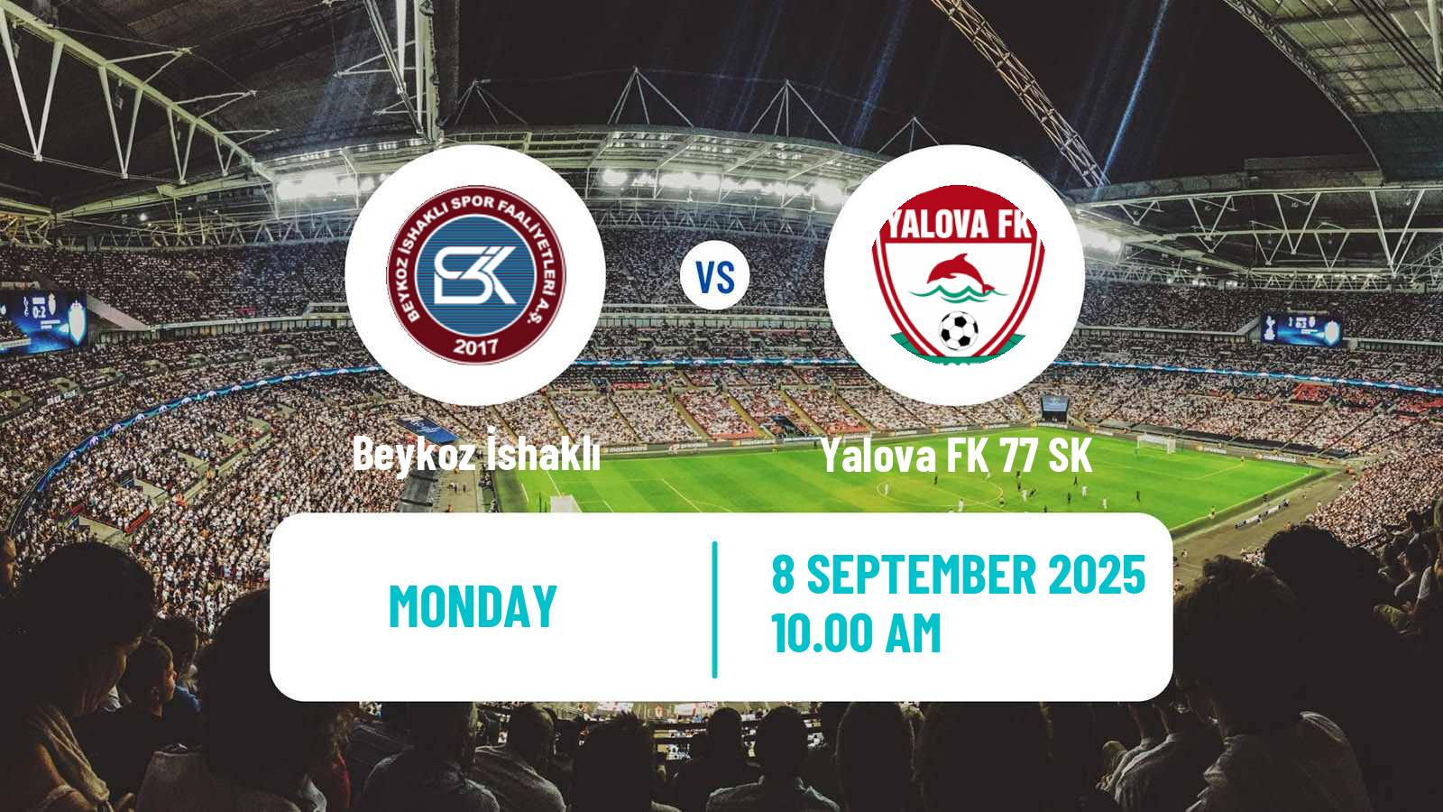 Football Turkish 3 Lig Group 1 Beykoz İshaklı - Yalova FK 77 SK