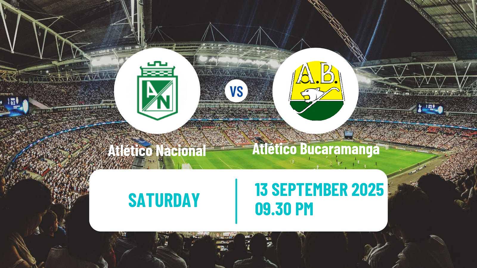 Football Colombian Primera A Atlético Nacional - Atlético Bucaramanga