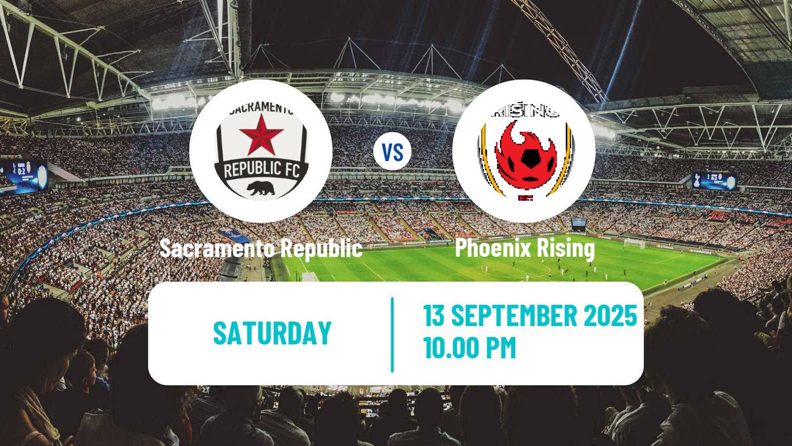 Football USL Championship Sacramento Republic - Phoenix Rising